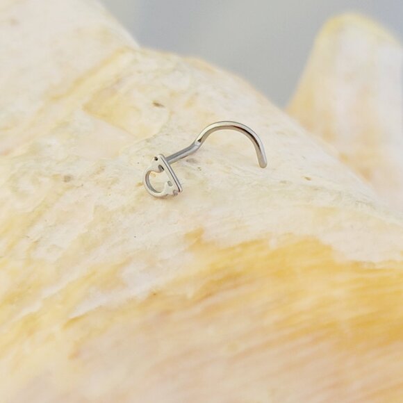 20G Libra nose screw nostril piercing zodiac jewelry NWT - Picture 3 of 5